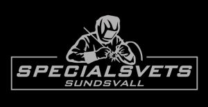 Specialsvets logo svart grå